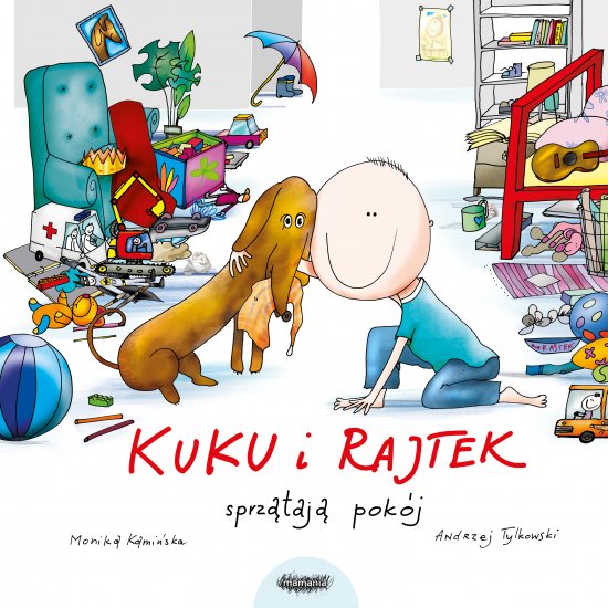 Kuku i Rajtek sprz�taj� pok�j