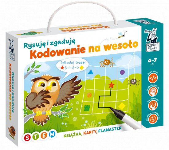 Kodowanie na weso�o. Rysuj� i zgaduj�. Kapitan Nauka