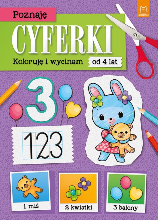 Poznaj� cyferki. Koloruj� i wycinam