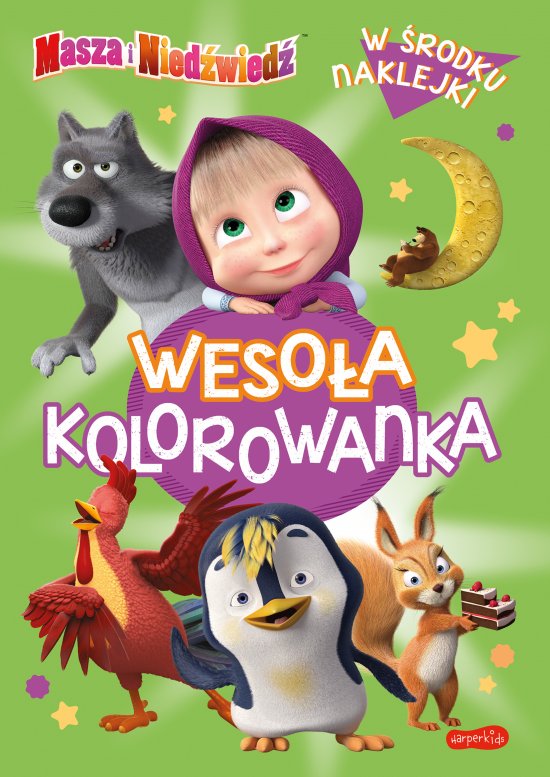 Masza i Nied�wied�. Weso�a kolorowanka