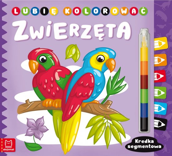 Lubi� kolorowa�. Zwierz�ta. Kredka segmentowa