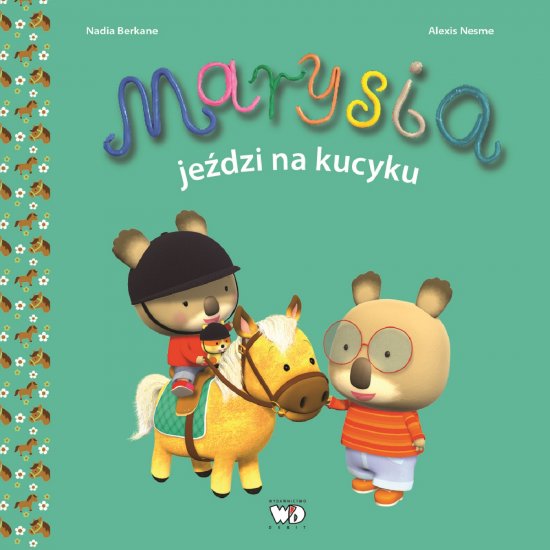 Marysia je�dzi na kucyku