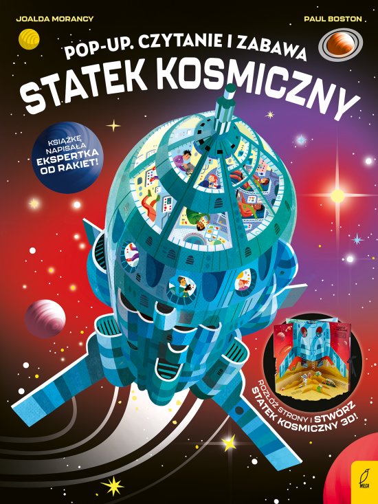 Statek kosmiczny. Pop-Up. Czytanie i zabawa