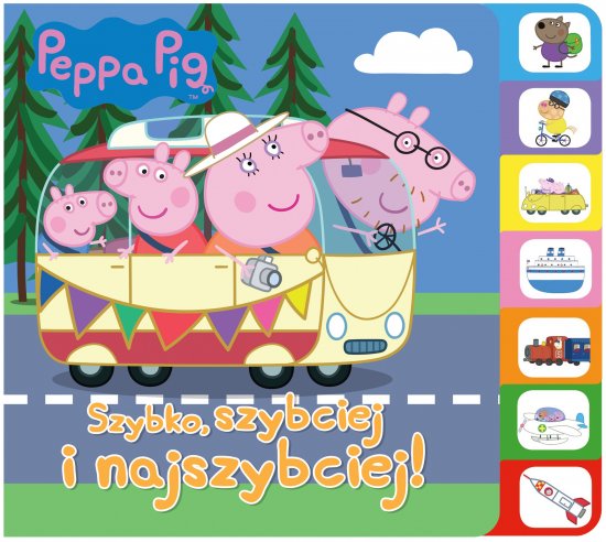 Peppa Pig. Ksi��ka z registrami. Szybko, szybciej, najszybciej!