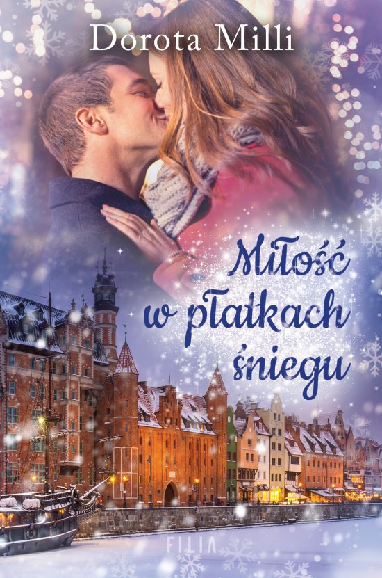 Mi�o�� w p�atkach �niegu