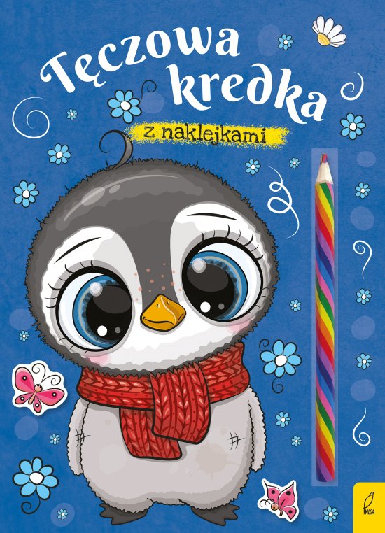 T�czowa kredka. Pingwin