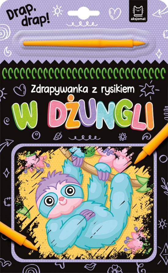W d�ungli. Zdrapywanka z rysikiem