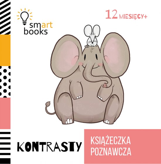 Kontrasty - Ksi��eczka Poznawcza 12m+
