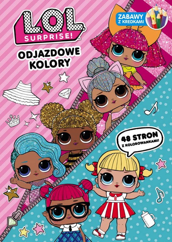 L.O.L. Surprise! Zabawy z kredkami Odjazdowe kolory