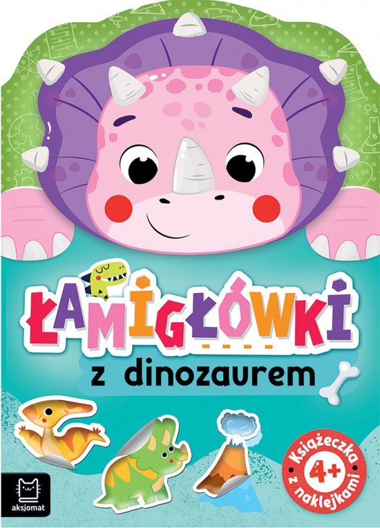 �amig��wki z dinozaurem. Ksi��eczka z naklejkami 4+