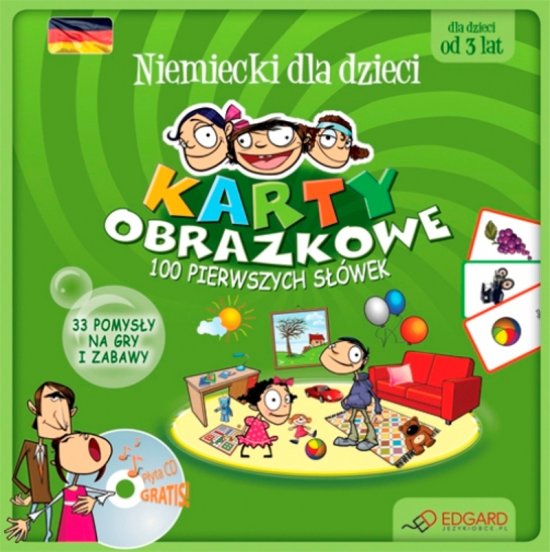 Niemiecki Karty dla dzieci - 100 pierwszych s��wek