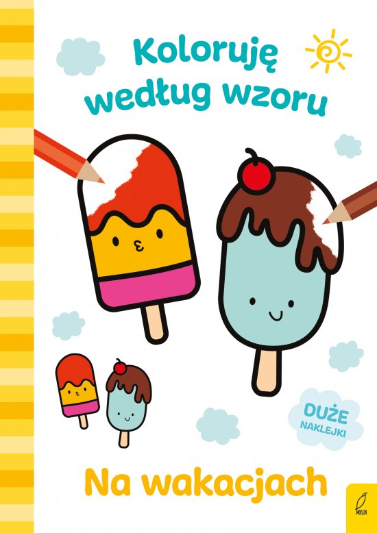 Koloruj� wed�ug wzoru. Na wakacjach