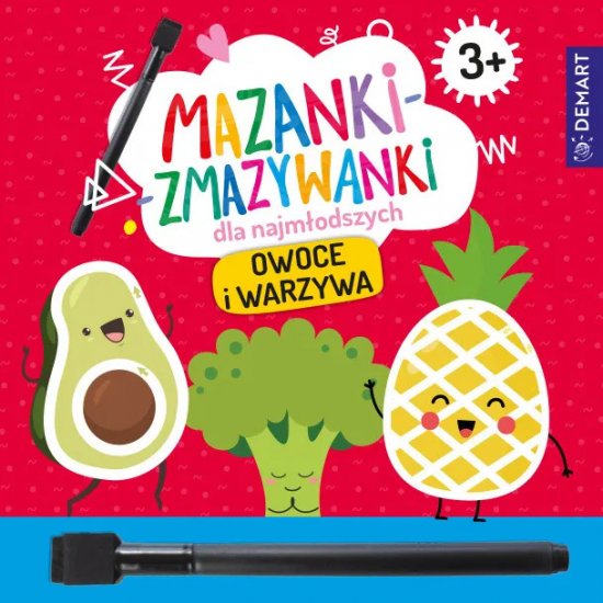 Mazanki-zmazywanki dla najm�odszych 3+ Owoce i warzywa