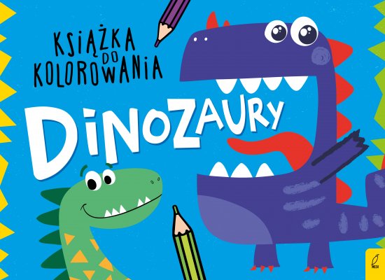 Ksi��ka do kolorowania. Dinozaury