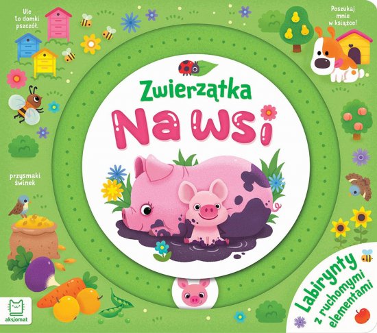Zwierz�tka na wsi. Labirynty z ruchomymi elementami