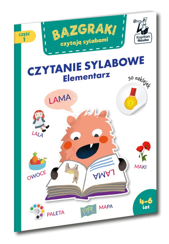 Bazgraki czytaj� sylabami. Czytanie sylabowe. Elementarz