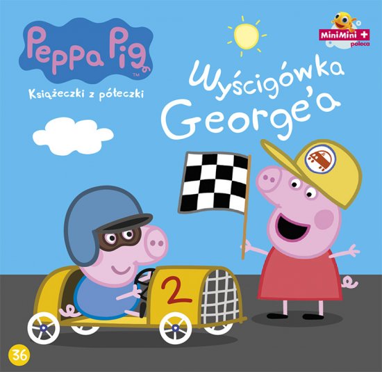 �winka Peppa. Ksi��eczki z p�eczki. Tom 36. Wy�cig�wka George'a