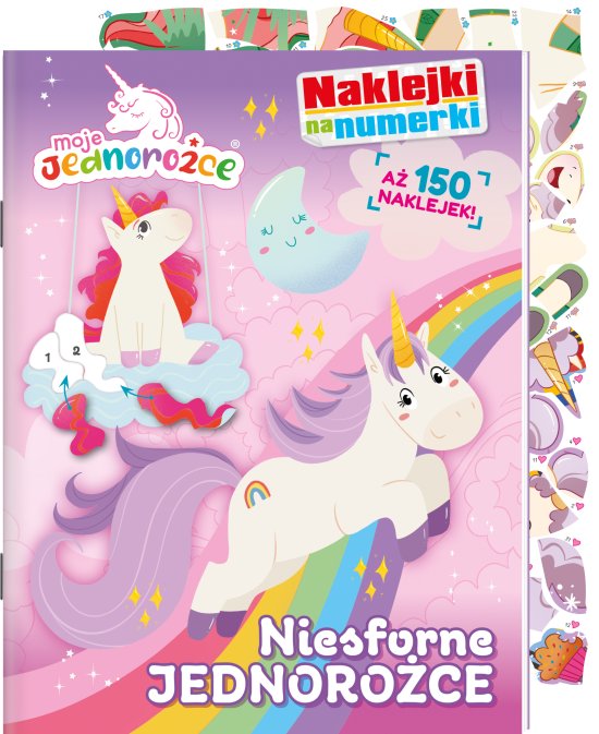 Moje Jednoro�ce. Naklejki na numerki cz. 2 Niesforne jednoro�ce