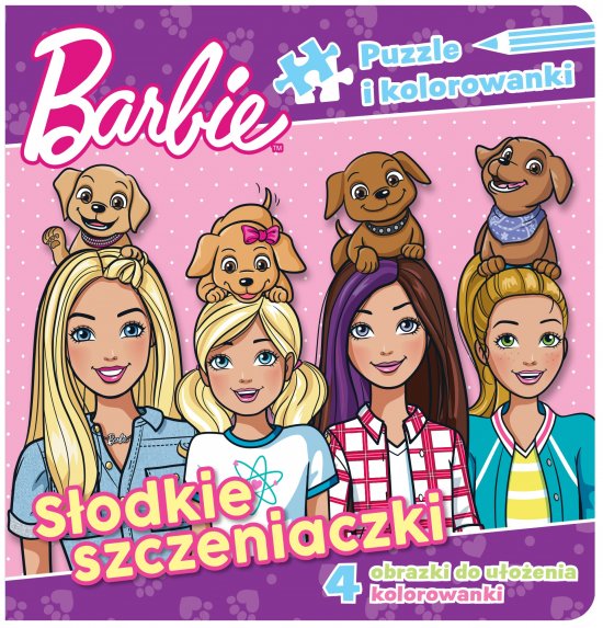 Barbie. Puzzle i kolorowanki. S�odkie szczeniaczki