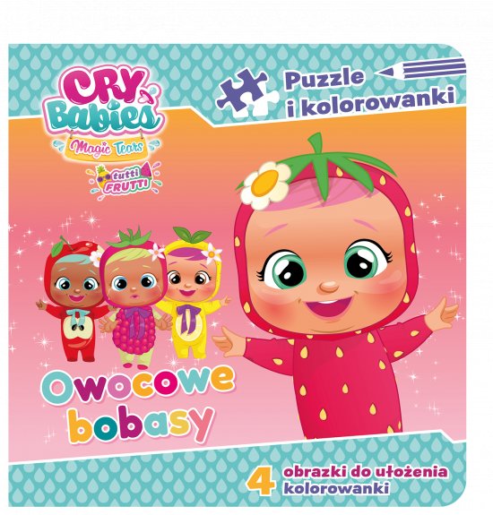 Cry babies. Puzzle i kolorowanki. Owocowe bobasy