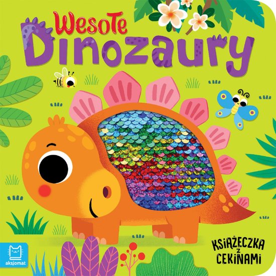 Weso�e dinozaury. Ksi��eczka z cekinami