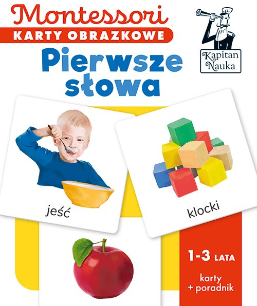 Montessori. Karty obrazkowe Pierwsze s�owa (1-3 lata). Kapitan Nauka