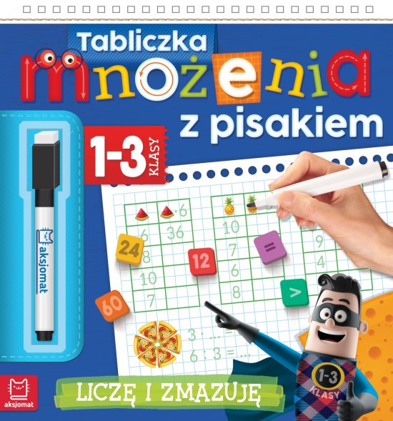 Tabliczka mno�enia z pisakiem. Klasy 1-3. Licz� i zmazuj�