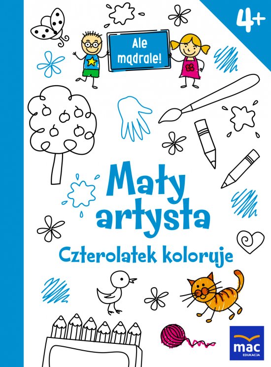 Ma�y artysta. Czerolatek koloruje