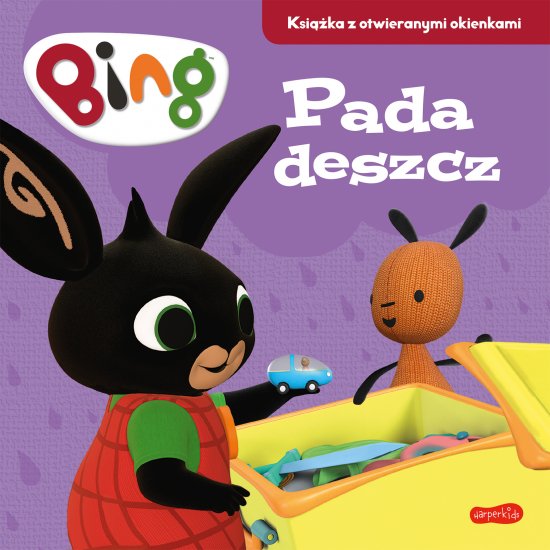 Bing. Pada deszcz. Ksi��ka z otwieranymi okienkami