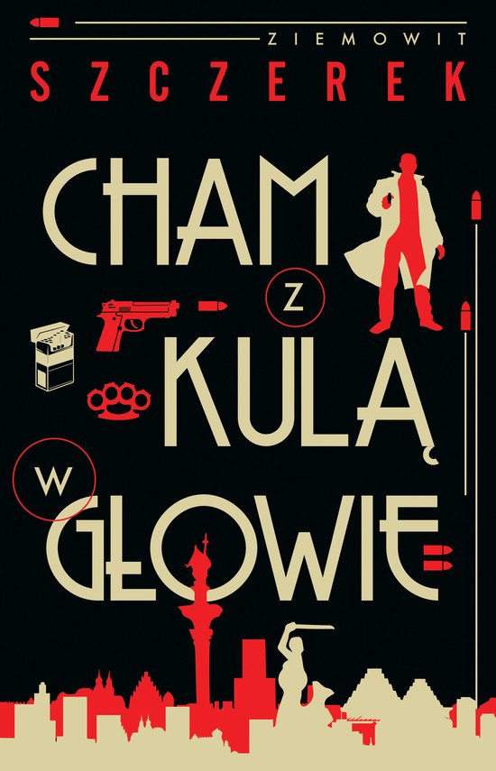 Cham z kul� w g�owie