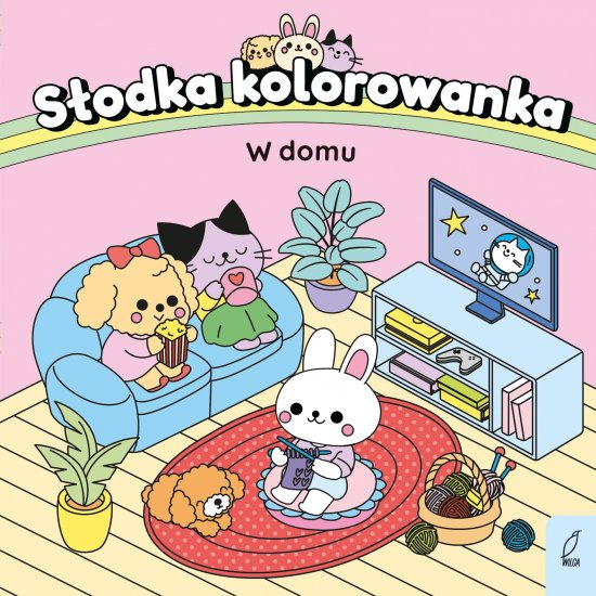S�odka kolorowanka. W domu