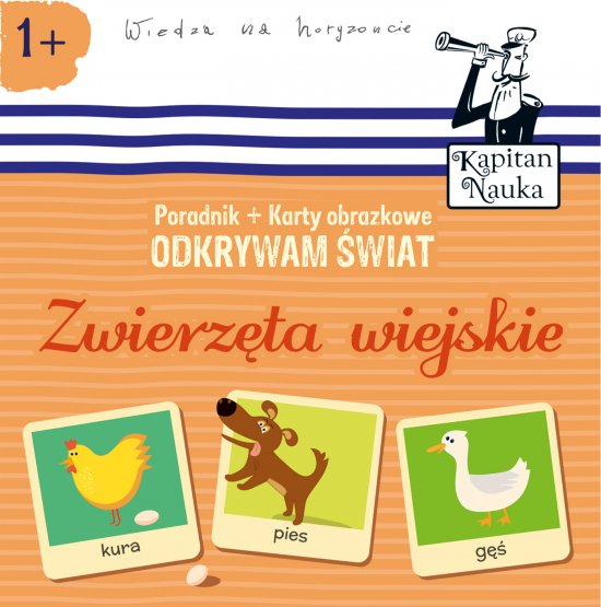 Odkrywam �wiat Zwierz�ta wiejskie Ksi��ka + Karty obrazkowe
