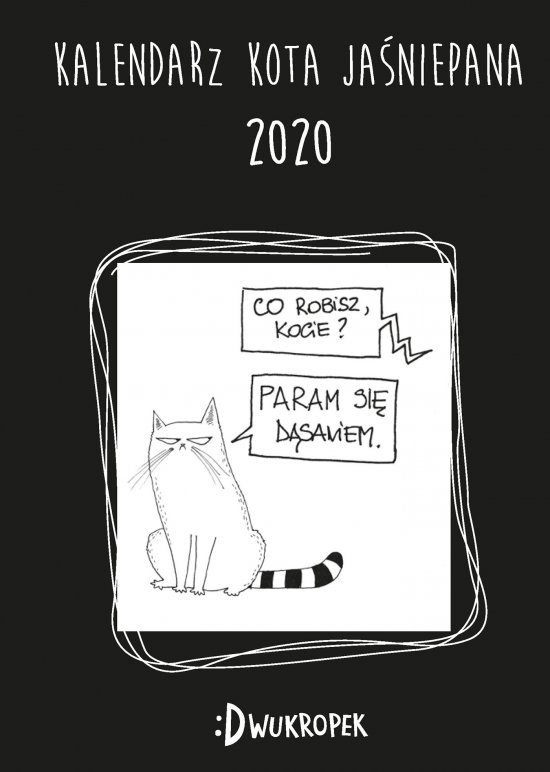 Kalendarz ksi��kowy kota Ja�niepana