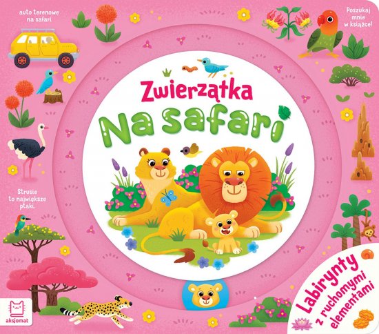 Zwierz�tka na safari. Labirynty z ruchomymi elementami