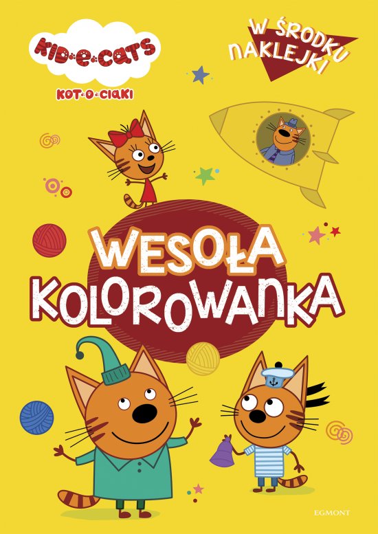 Kot-o-ciaki. Weso�a kolorowanka z naklejkami