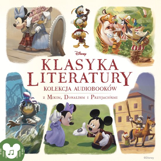 Disney. Klasyka Literatury. Klasyka audiobajek - Kolekcja audiobook�w z Mikim, Donaldem i przyjaci�mi