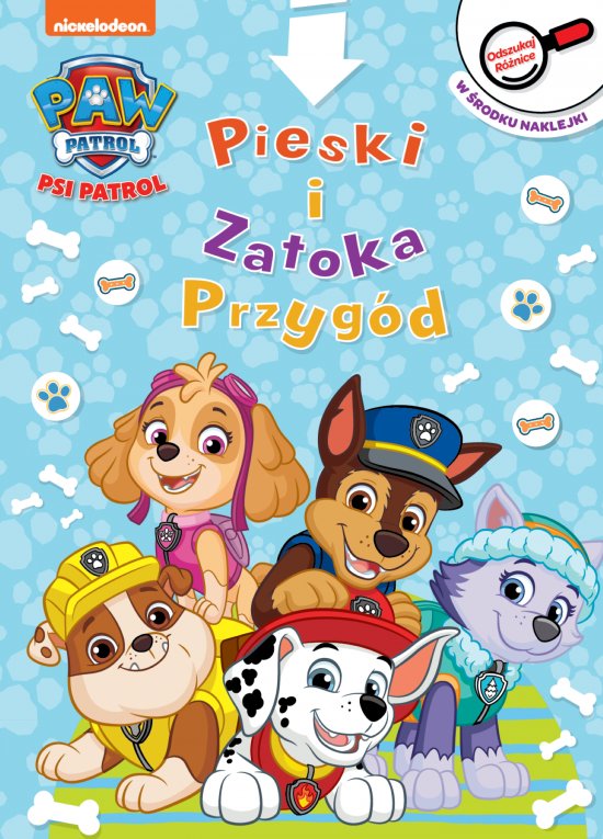 Psi Patrol. Odszukaj ro�nice. Pieski i Zatoka Przyg�d