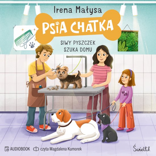 Psia Chatka. Siwy pyszczek szuka domu