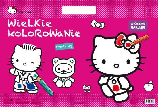 Wielkie kolorowanie. Hello Kitty