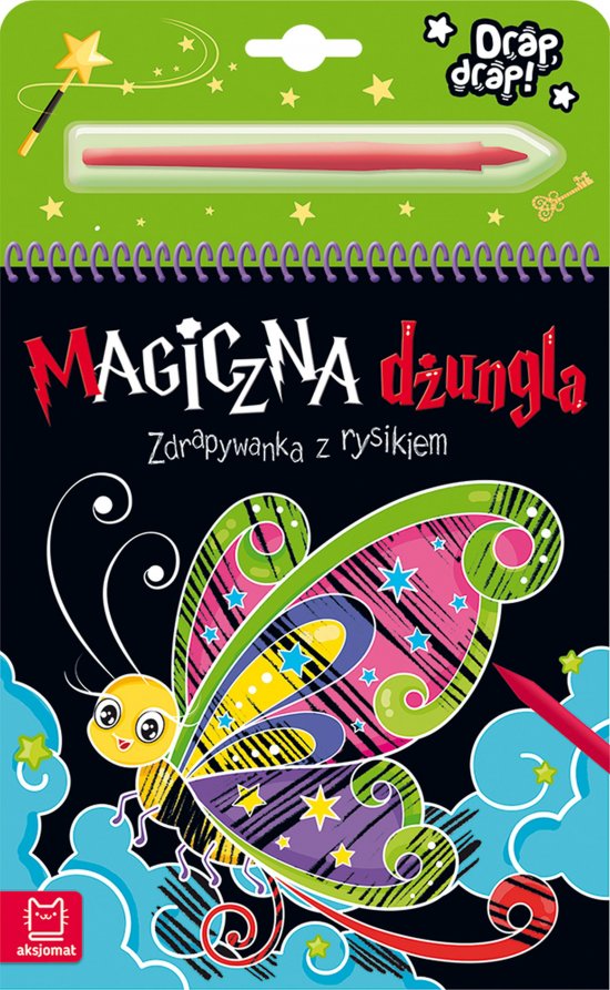 Magiczna d�ungla. Zdrapywanka z rysikiem