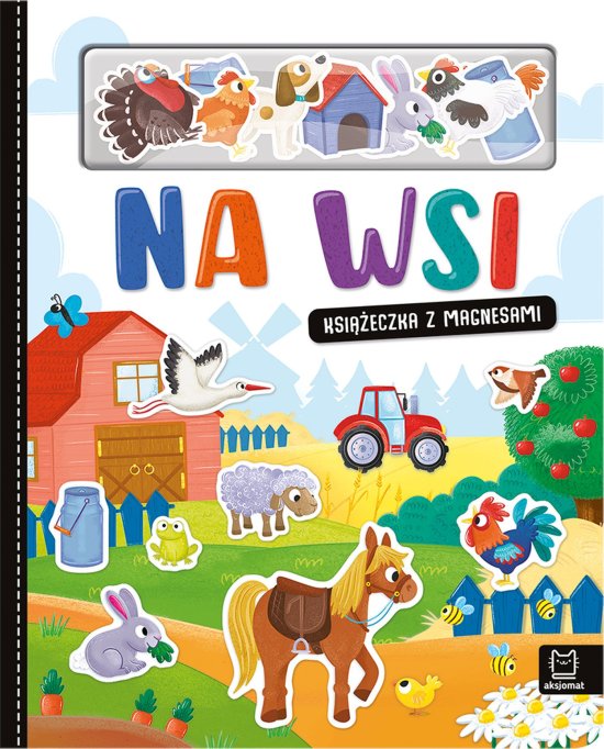 Na wsi. Ksi��eczka z magnesami