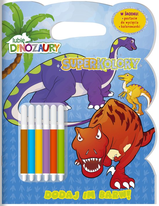 Lubi� dinozaury. SUPERKOLORY cz. 1