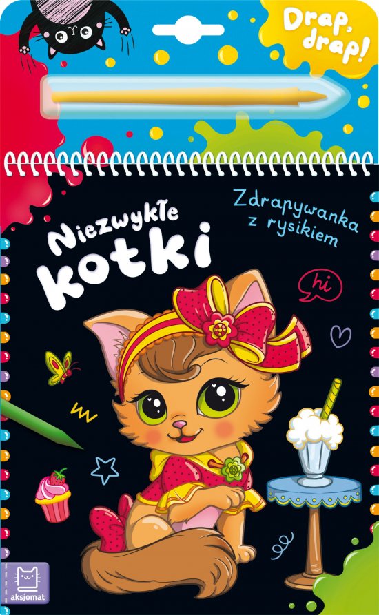 Niezwyk�e kotki. Zdrapywanka z rysikiem