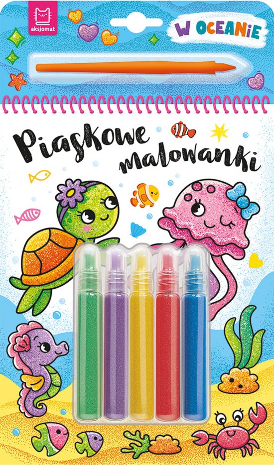 Piaskowe malowanki. W oceanie