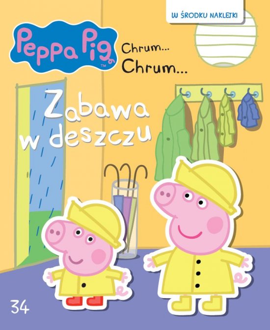 �winka Peppa. Chrum... Chrum... Tom 34. Zabawa w deszczu
