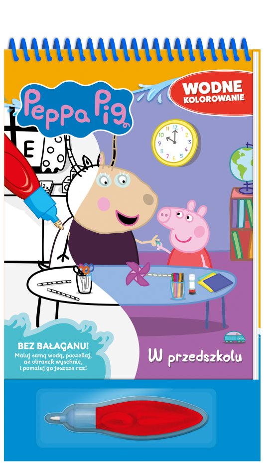 Peppa Pig. Wodne kolorowanie cz. 12 W przedszkolu