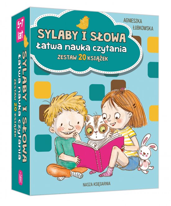 Sylaby i s�owa. �atwa nauka czytania - zestaw 20 ksi��ek