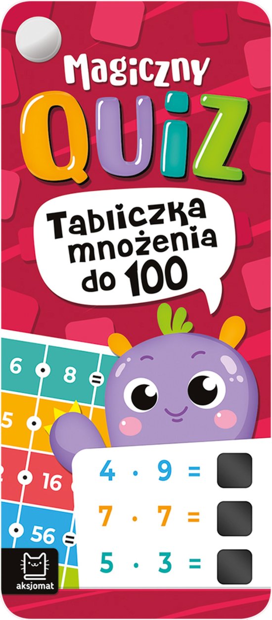 Magiczny quiz. Tabliczka mno�enia do 100. Z nitem