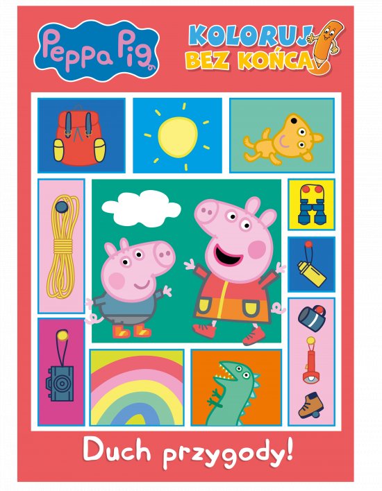 Peppa Pig. Koloruj bez ko�ca. Duch przygody!