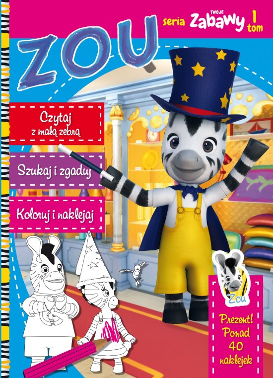 ZOU. zeszyt z naklejkami